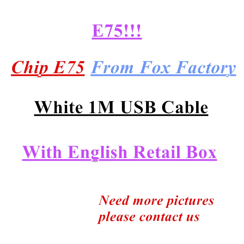 20Pcs oprindelige 5ic/8ic chip 1m/2m E75 i7 Chip/i8 model Data USB oplader Kabel til i5 6 7 8 plus X XS ANTAL XR med retail pakke