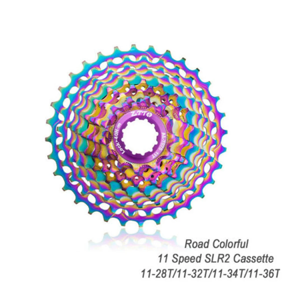 ZTTO 11 Hastighed CNC Bred Forholdet Rainbow Friløb for HG system MTB Mountainbike Cykling Kassette Svinghjul Tandhjul