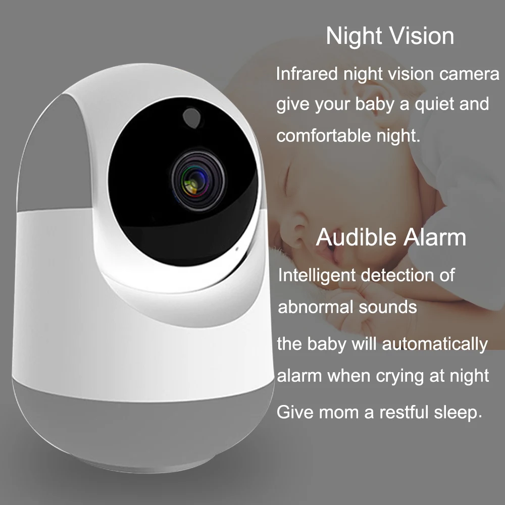1080P IP-Kamera Wifi Sikkerhed Kamera To-Vejs Audio P2P Baby Monitor Pet Kamera med Motion Alarm nattesyn Hjem Overvågning