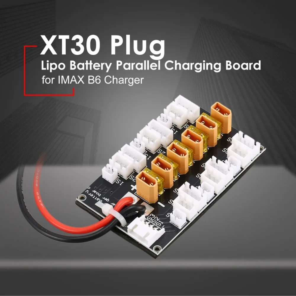 XT30 6 Packs XT30 1S-3S 20A XT30 Plug-Lipo Batteri Parallel Opladning af yrelsen for RC IMAX B6 Oplader, Bil Drone Balance Afgift Del