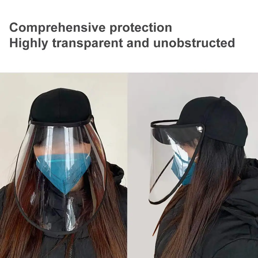 Sommeren Anti-fog Spyt Beskyttende Hætte Baseball Cap Ansigt Maske til Beskyttelse af Solen, solhat