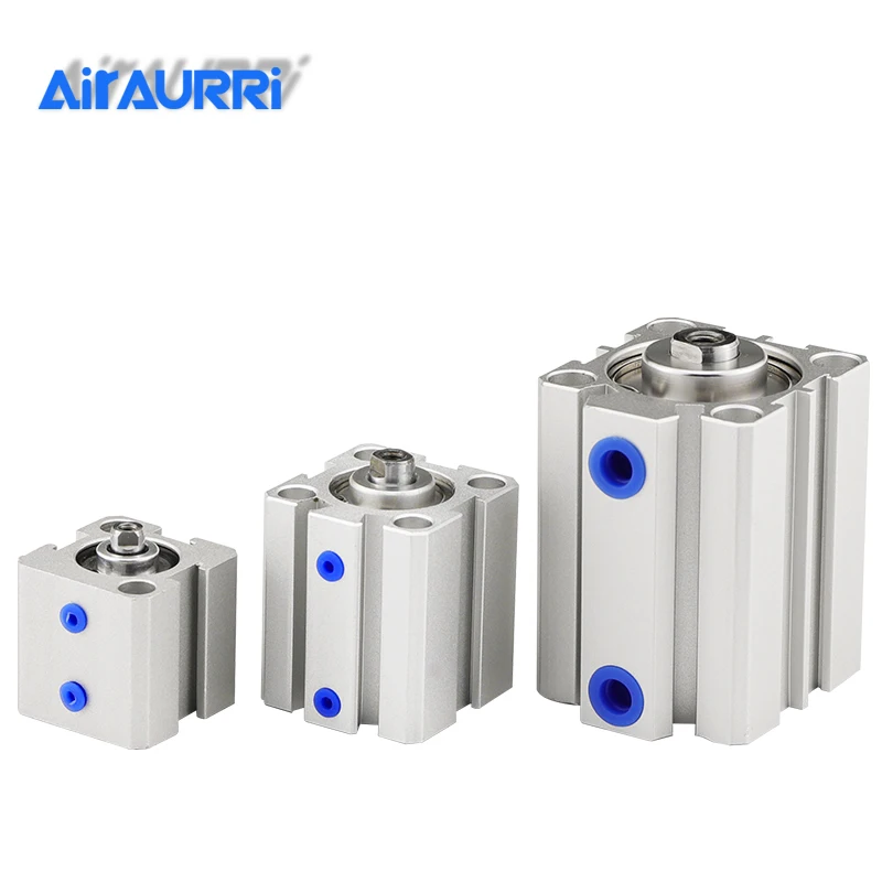 Luft Cylinder SDA serie Pneumatisk Kompakt airtac type 16 20 25 32 40 50 63 mm Huldiameter 5 10 15 20 25 30 35 40 45 50 mm Slaglængde