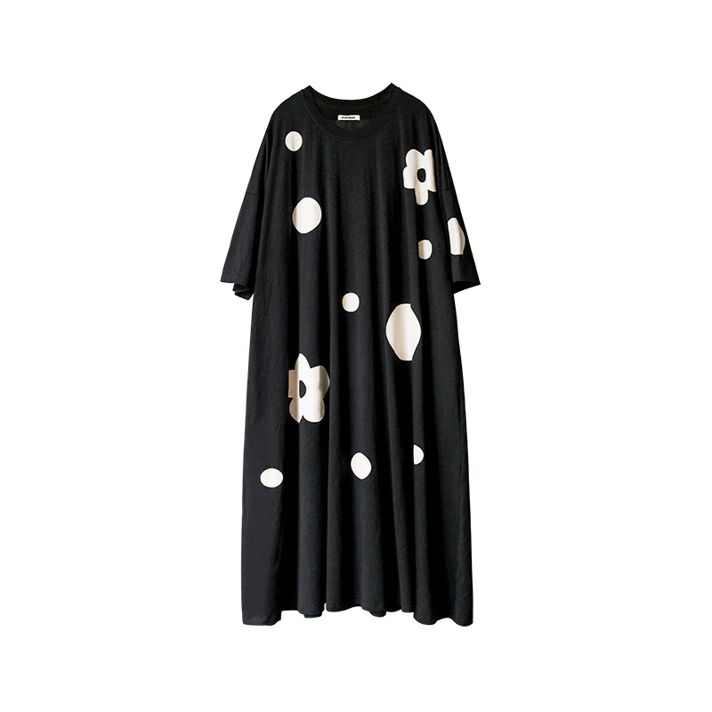 Imakokoni trykt half sleeve oprindelige design løs i stor størrelse Japansk kjole 20 Xiaxin 202936