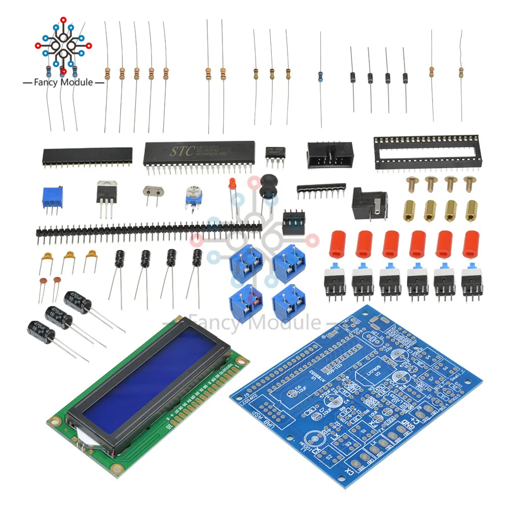 Digital Secohmmeter Kapacitans Frekvens Induktans Meter CF-Induktor Kondensator Tester Permittimeter DIY El-Kit