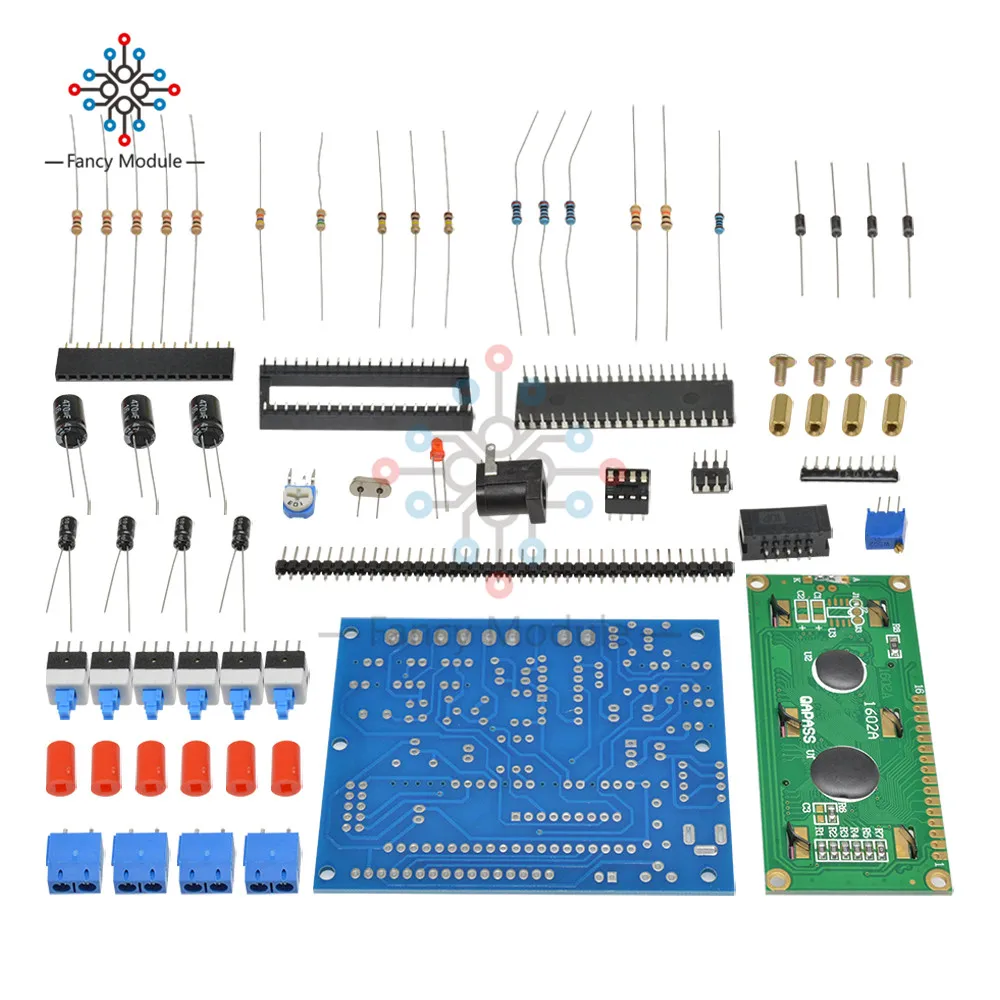 Digital Secohmmeter Kapacitans Frekvens Induktans Meter CF-Induktor Kondensator Tester Permittimeter DIY El-Kit