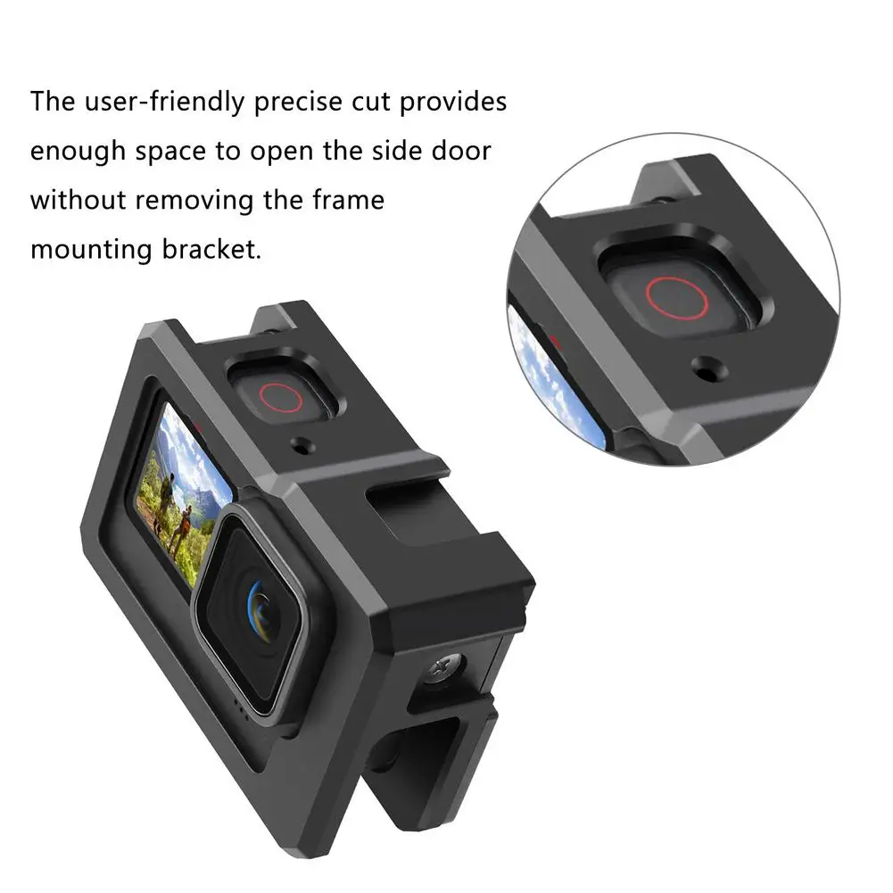 Drop-bevis Beskyttende Cover Til GoPro Hero 9 Sports Kamera Protector Shell Tilbehør