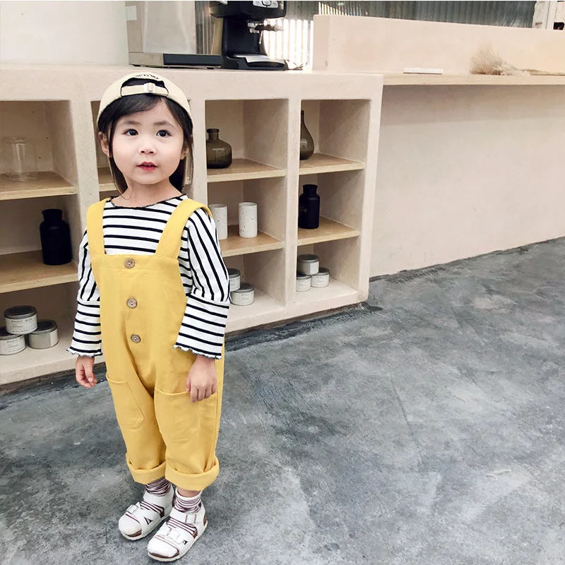 2019 Foråret Nye Ankomst koreansk stil ren bomuld farve-passer til afslappede hofteholder lange bukser til søde søde baby, piger og drenge