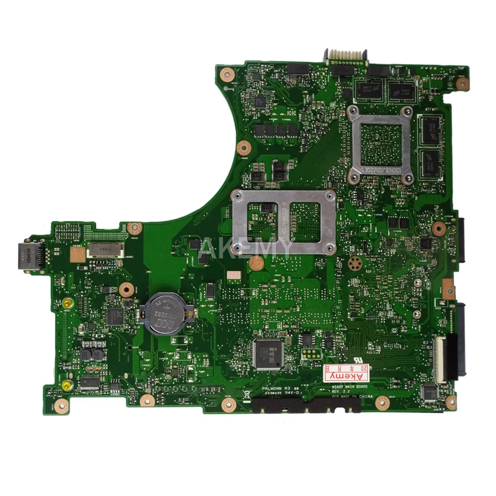 For Asus N56V N56VM N56VB N56V N56VJ N56VV laptop bundkort bundkort arbejde originale HD 8750M/2GB Gratis 4 kerner 3.2 GHZ CPU