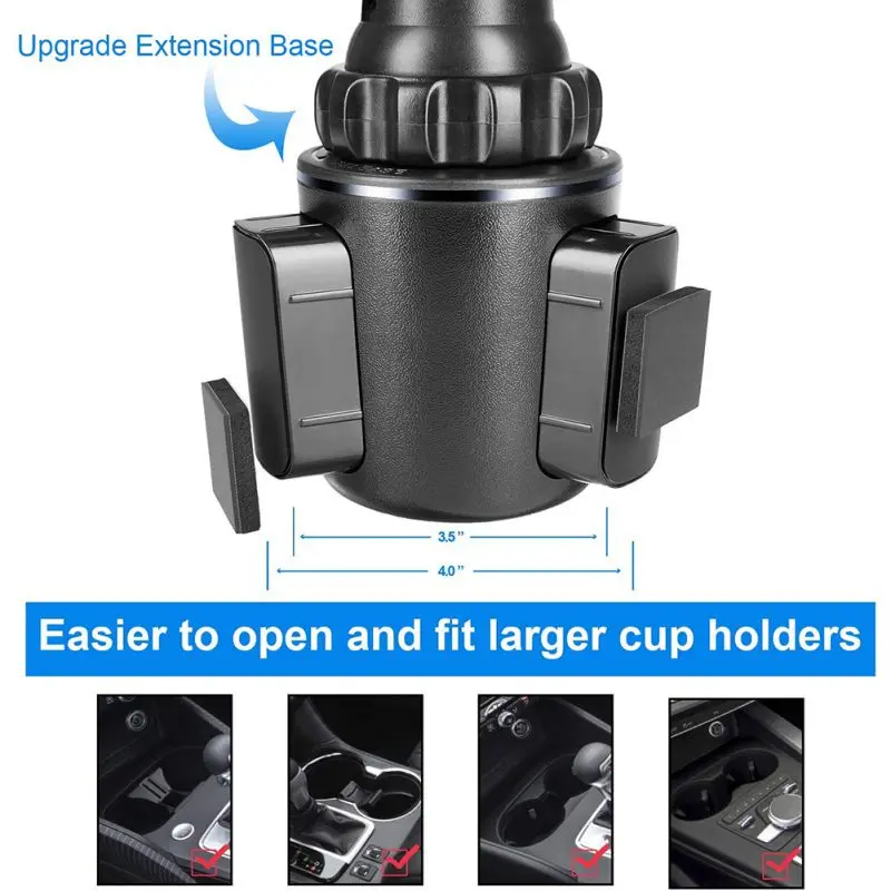 For Iphone-12/Mini/12 pro/pro max 360 graders Mobiltelefon Holder Universal Justerbar Svanehals Cup Mobiltelefon Holder Stand