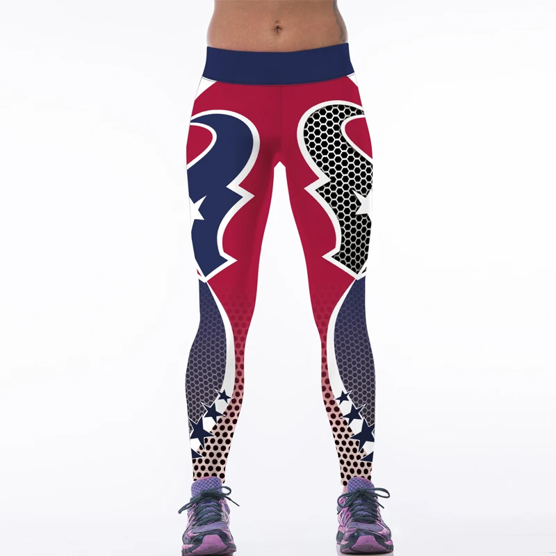 Nye Kvinder Trænings-og Sportslige Legging U. S. A Style Nyeste 3D-Print futbol Bukser Kvinder, sportstøj Leggings Fitness beklædning spandex