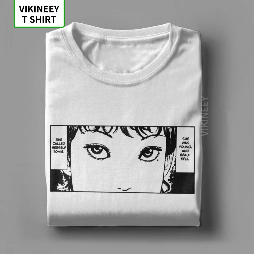 Junji Ito Mænd T-Shirt Tomie Japansk Kago Manga Horror Tomie Harajuku Sjove T-Shirt Kort Ærme T-Shirts Bomuld Ny