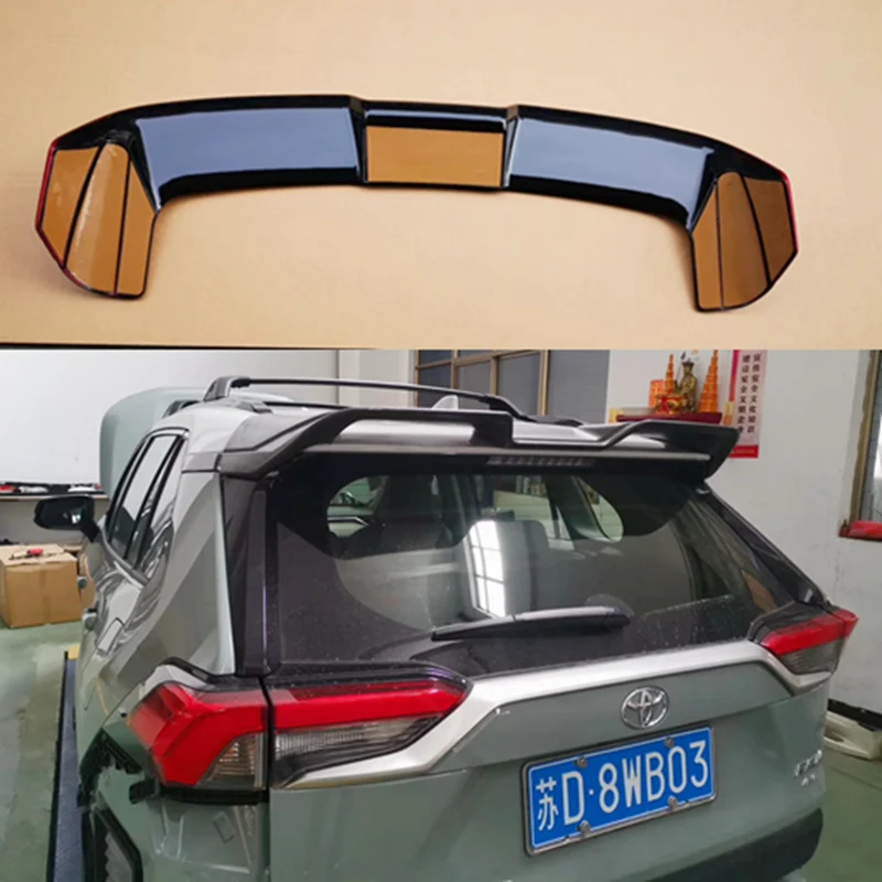 Til 2019 2020 i Ny Toyota RAV4 Spoiler, Høj Kvalitet ABS Materiale Bil bagskærm Læbe Spoiler af Primer Farve