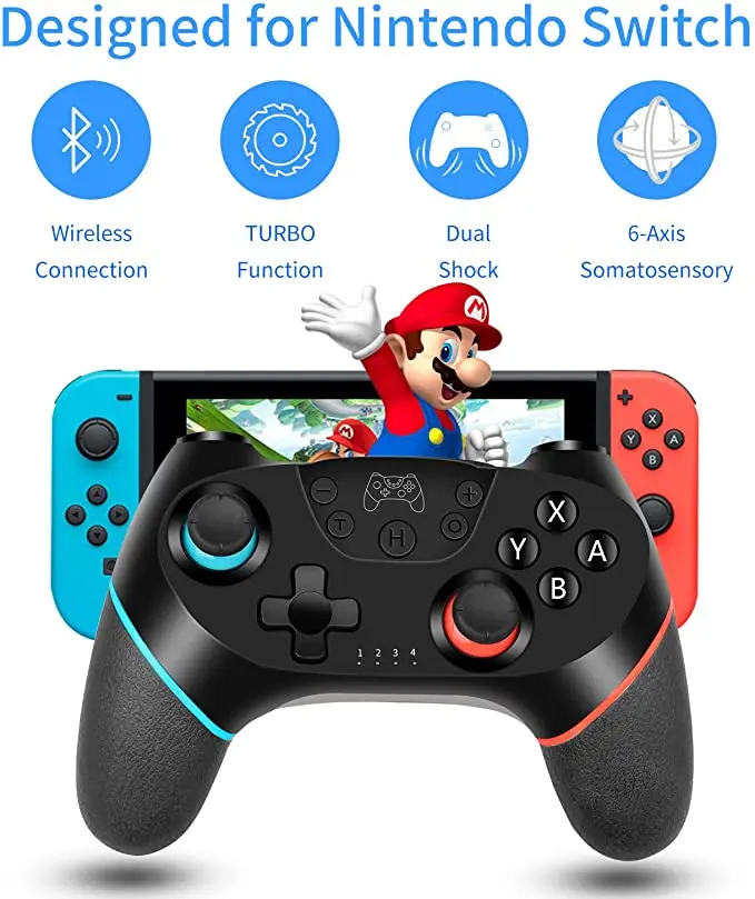 Trådløst Joystick Til NS Skifte Pro Controller Skifte Fjernbetjeningen Gamepad RegeMoudal Trådløse Controller til Nintendo Switch Spil
