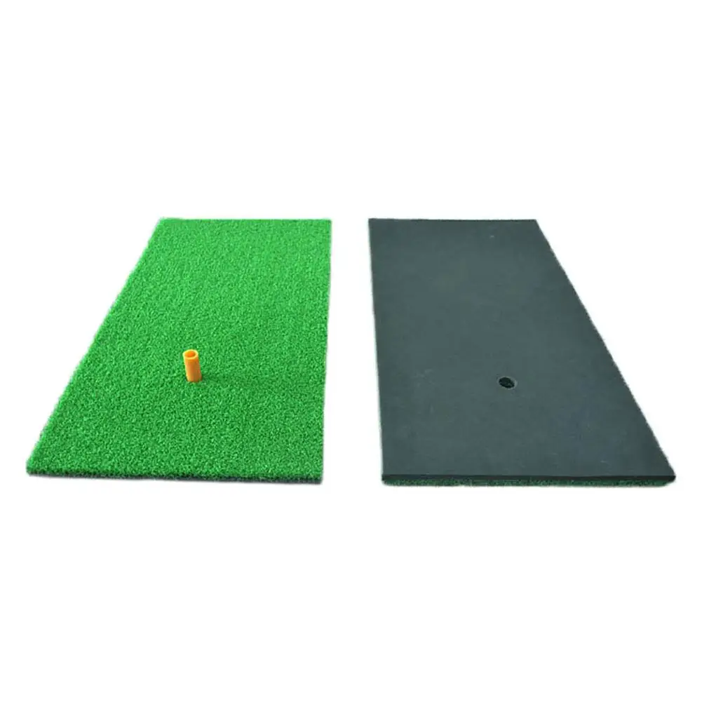 50X20cm Golf Praksis Mat Kunstig Græsplæne Nylon Græs Gummi Tee Baghave Udendørs Golf Rammer Måtten Holdbar Uddannelse Pad