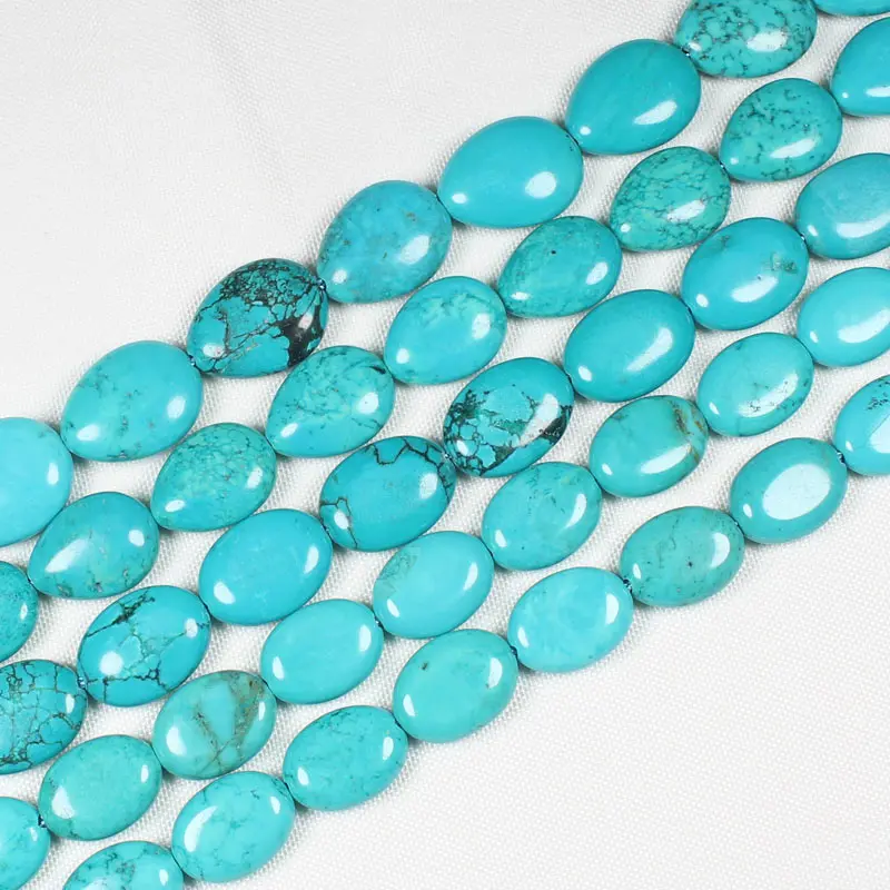 På en naturlig Blå turkis Mange formen perler ,DIY Smykker at Gøre ! Vi leverer blandet engros for alle poster !