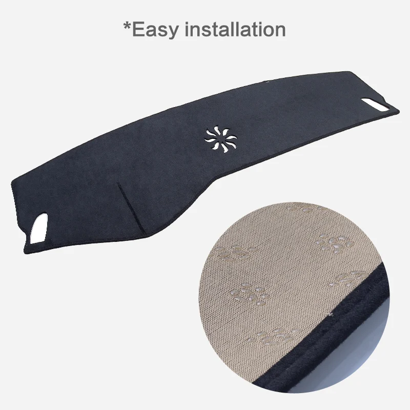 Smabee Dash Mat Dashmat for Mercedes-Benz GLC COUPE Anti-Slip Dashboard-Pad, Sort Tæppe Bilens Instrumentbræt Solcreme isolering