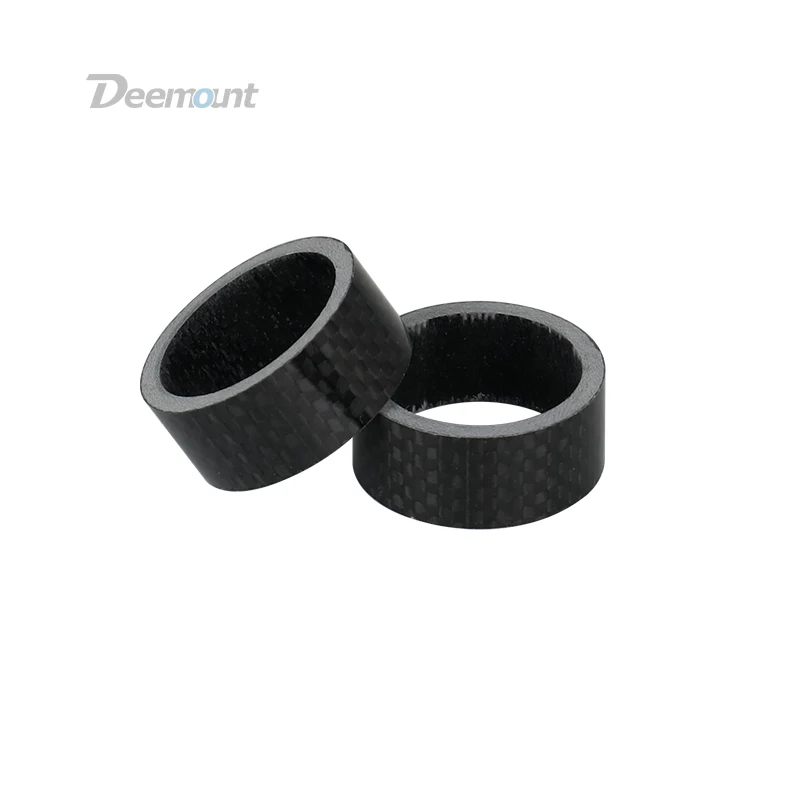 Deemount Blank Cykel Headset Afstandsstykker Gaffel Stamceller Carbon Fiber Skiver 3/5/10/15/20/30mm Ringe til 28,6 mm 1 1/8