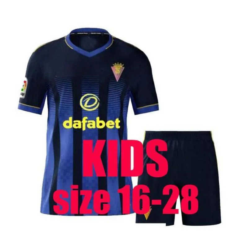 Nye Ankomst 2020 Børn Kit Til Cadizes Camiseta 20/21 Top Kvalitet Maillot De Futbol Camisa Cycing T-Shirts