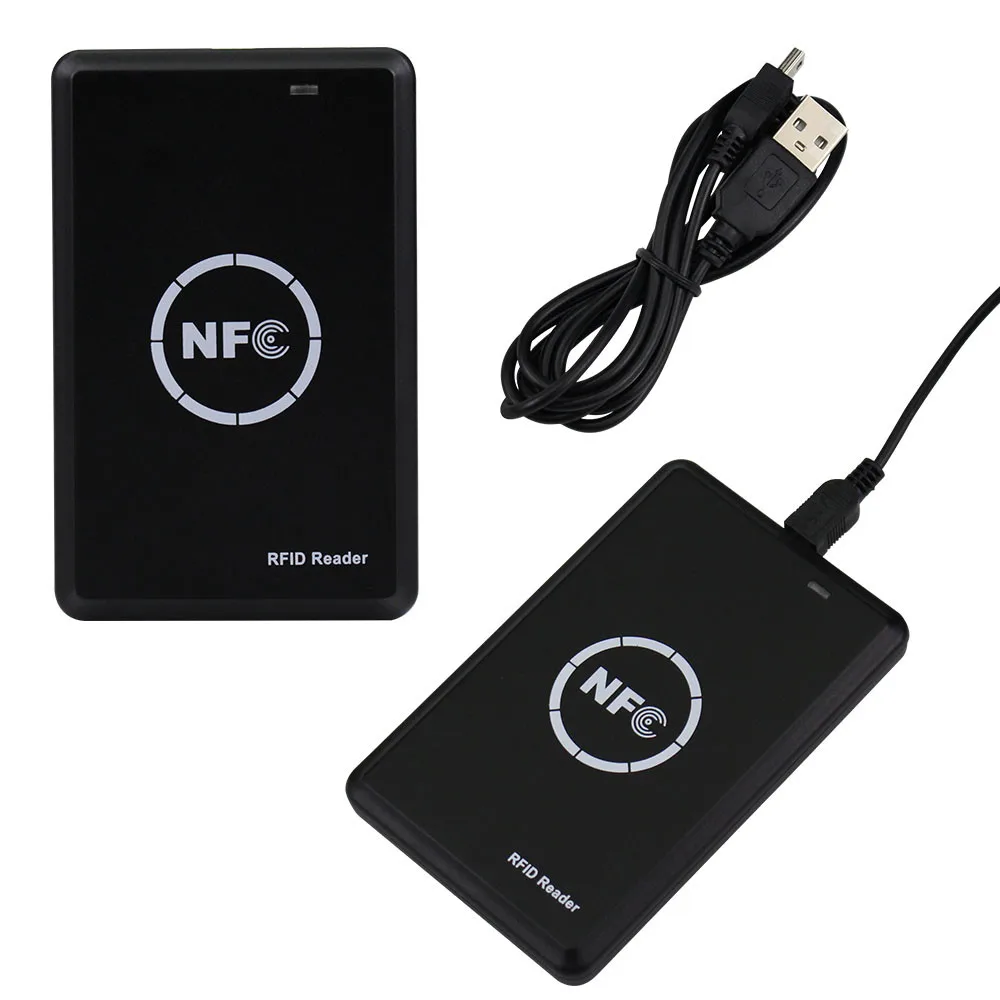 RFID-Duplikator Kopimaskine 125KHz 13,56 MHz NFC Smart Card Læser, Forfatter USB-Programmør nøgleringe Kort-ID, IC-EM UID EM4305 T5577 Tags