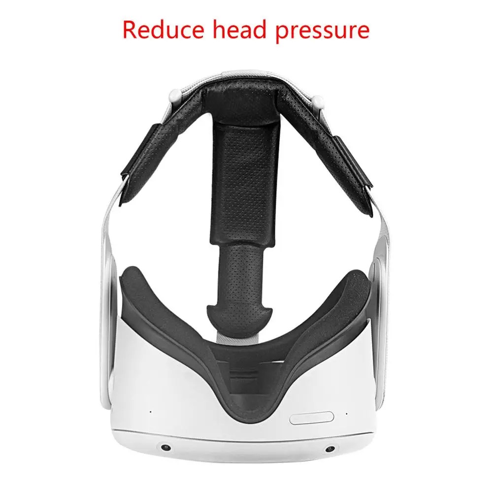 PU Hovedbøjle Pude Til Oculus Quest 2 VR Udskiftning af Blødt Komfortabelt Pad Virtual Reality-Headset Head Strap Tilbehør