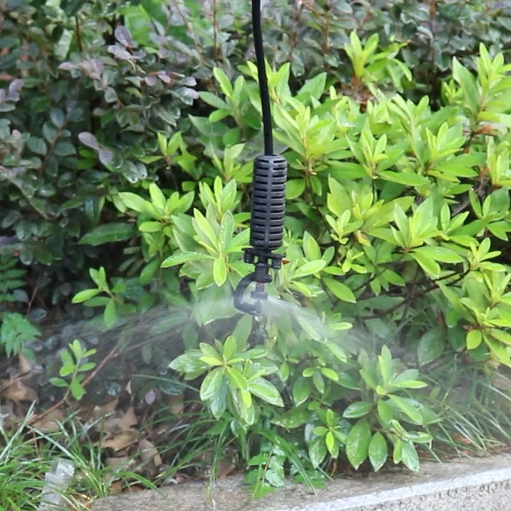 50 Stk Spray Roterende mikro-dyse vandspray til At afkøle vanding sprøjte hovedet mist fan plante vand havevanding værktøjer
