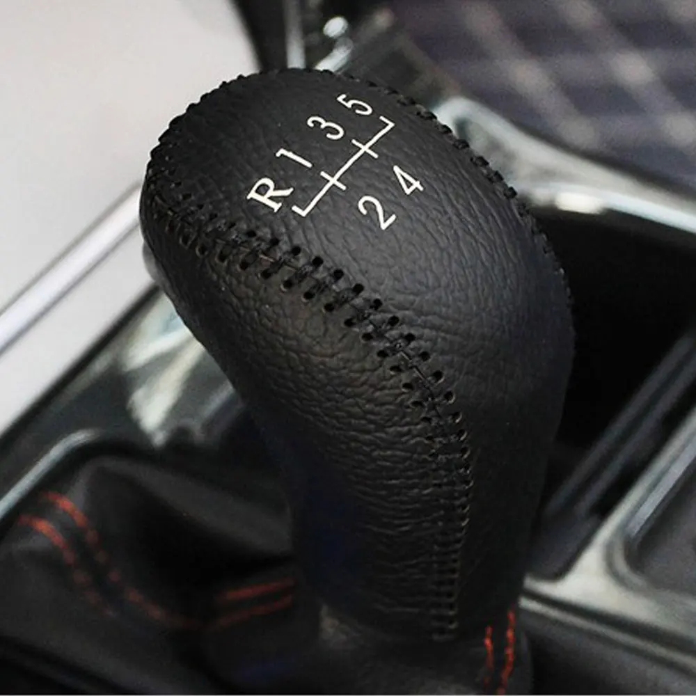 For Hyundai Creta ix25 2017 2018 2019 Tilbehør Læder Bil Indvendige Gear Hoved Dækker Håndbremsen Dække Hånd-syet gearknop