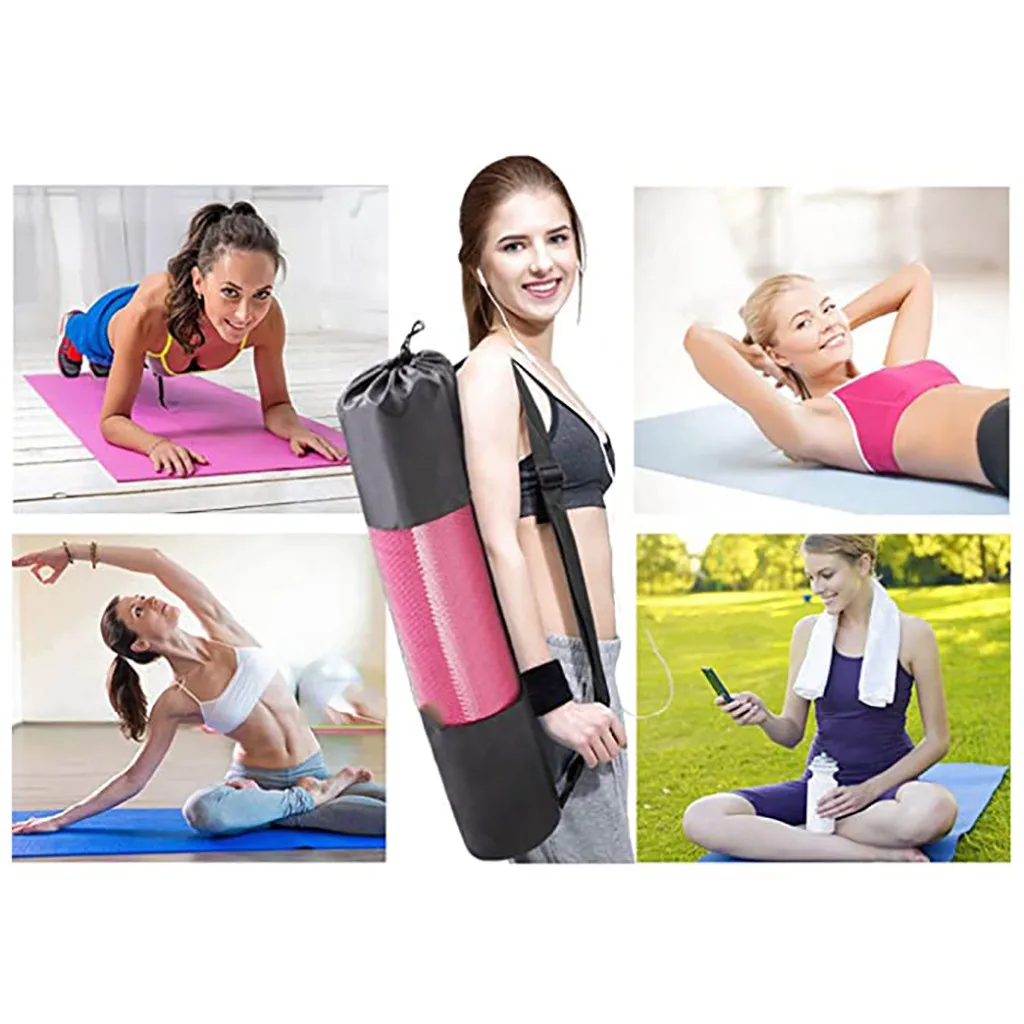 Yoga Måtten er 4mm Eva Tyk, Slidstærk yogamåtte, Non-slip Motion Fitness Pad Mat Kvinder, Udendørs Indendørs Bærbare Sport Fitness Måtter