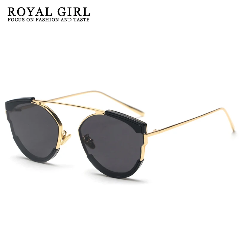 ROYAL PIGE Runde Solbriller Kvinder Nye Brand Designer Flad Top solbriller Kvindelige Høj Kvalitet Metal Ramme Oculos UV400 SS317