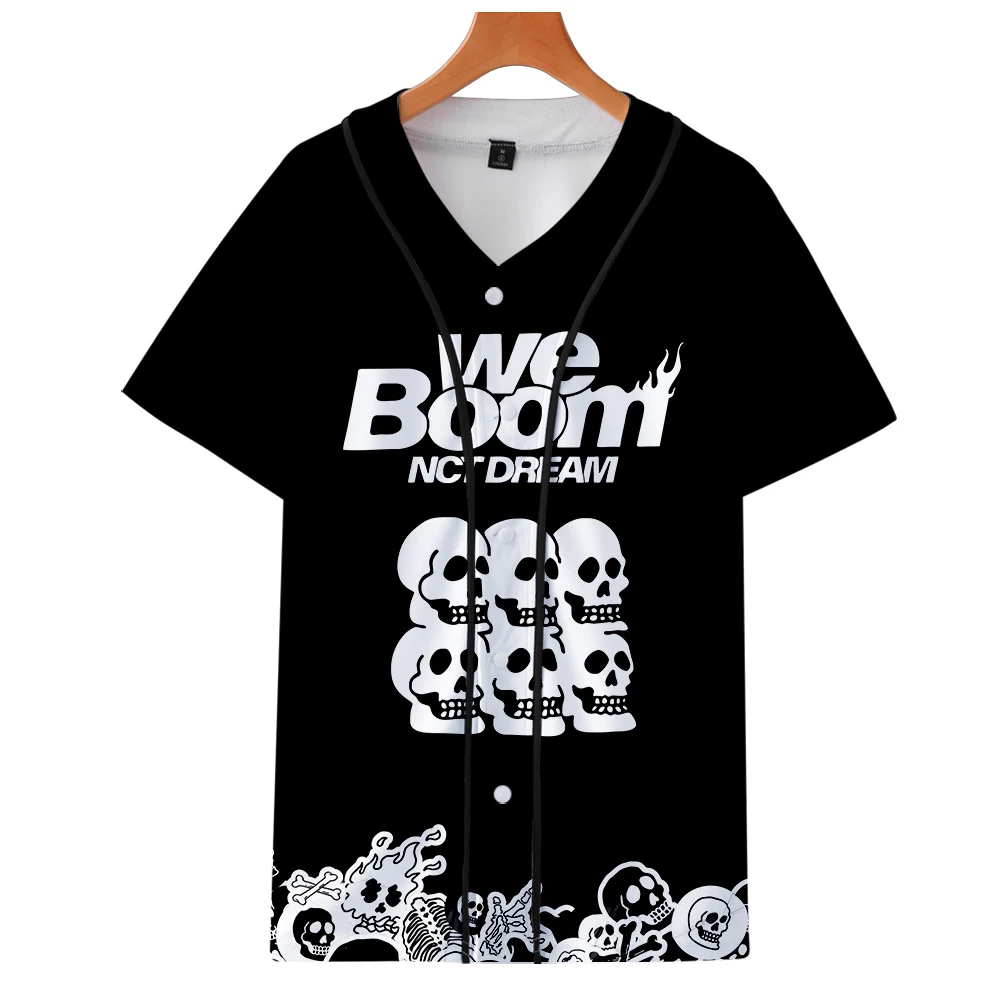 Stolthed Nct Nye album Vi Boom Mode Baseball-Shirt Kvinder/Mænd Casual Tøj Populære Summer Harajuku fremmed ting Baseball tee