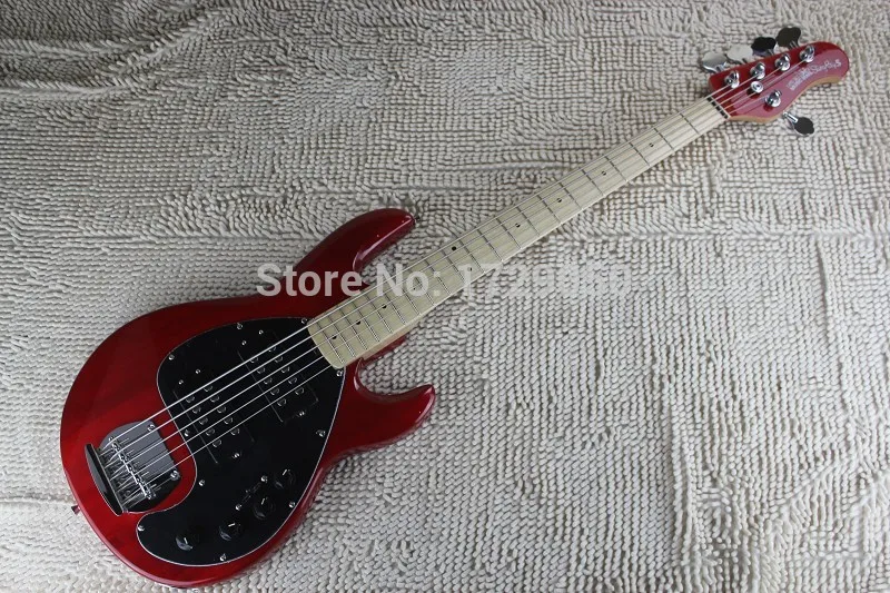 Kina guitar Fabrikken direkte engros new music MAN StingRay 5 Strenge rød El-Bas med aktive pickupper 1221