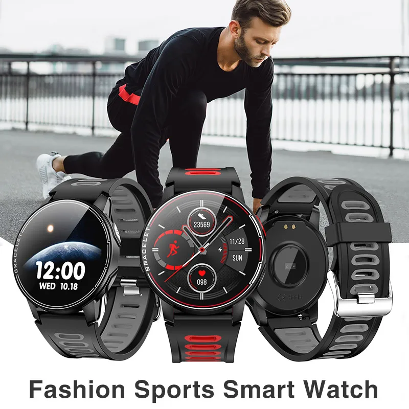JBRL Mode IP68 Vandtæt Smart Ur Mand Fitness Tracker blodtryk Smart Ur Mænd Kvinder Smartwatch Til Android, IOS