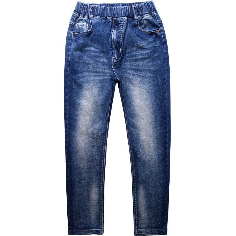 Jeans Til Drenge Mode Afslappet Bomuld Elastisk Børns Jeans 2020 Spring Nye 3-18T Drenge Jeans af Høj Kvalitet