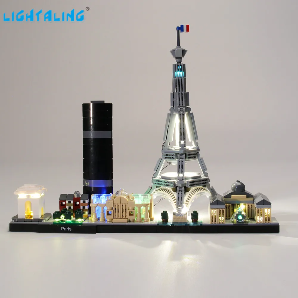 Lightaling Led Lys Kit Til 21044 Arkitektur Paris Kompatibel Med 17015