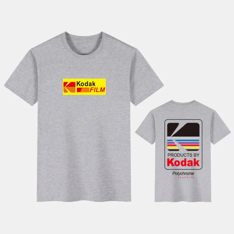 Japansk T-Shirts Harajuku kodak Trykt kortærmet T-Shirts Mænd Kvinder 2020 Sommeren Afslappet Bomuld Hip Hop Streetwear t-Shirts Toppe