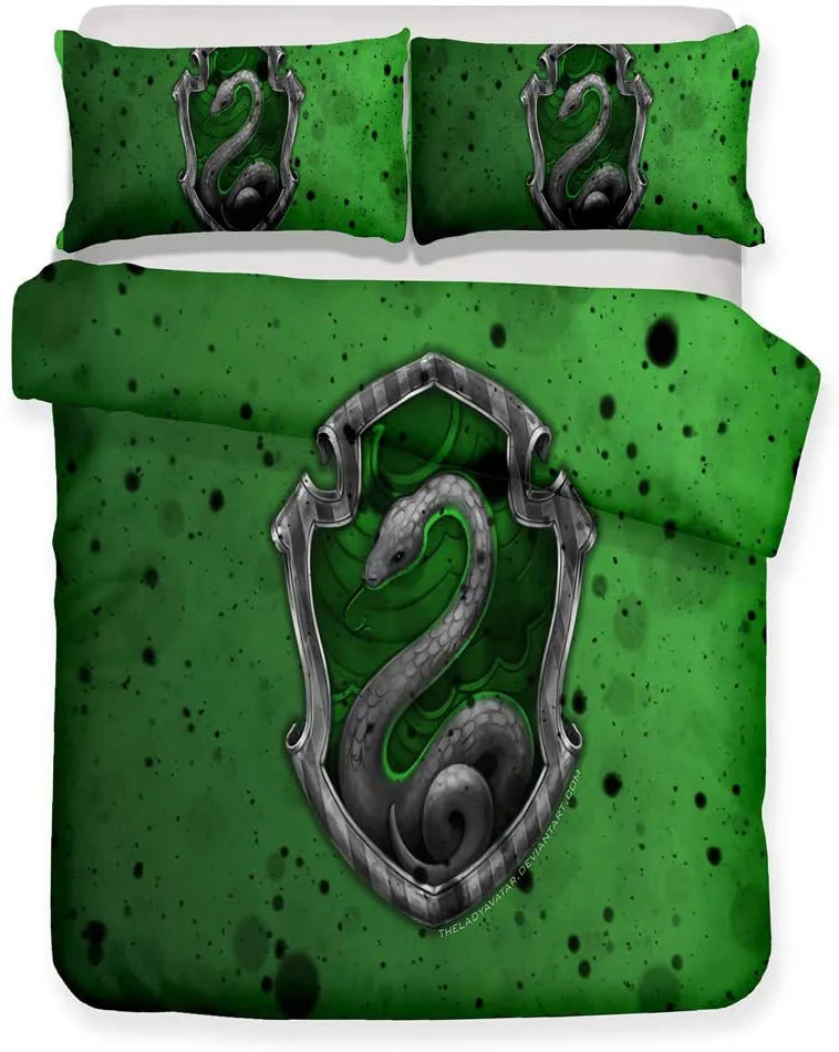 Magic Romaner Potter 3D-Sengetøj Sæt Slange Dyr Udskrivning af Pudebetræk og Dynebetræk Sæt til Børn Voksne Twin Fuld Queen, King Size