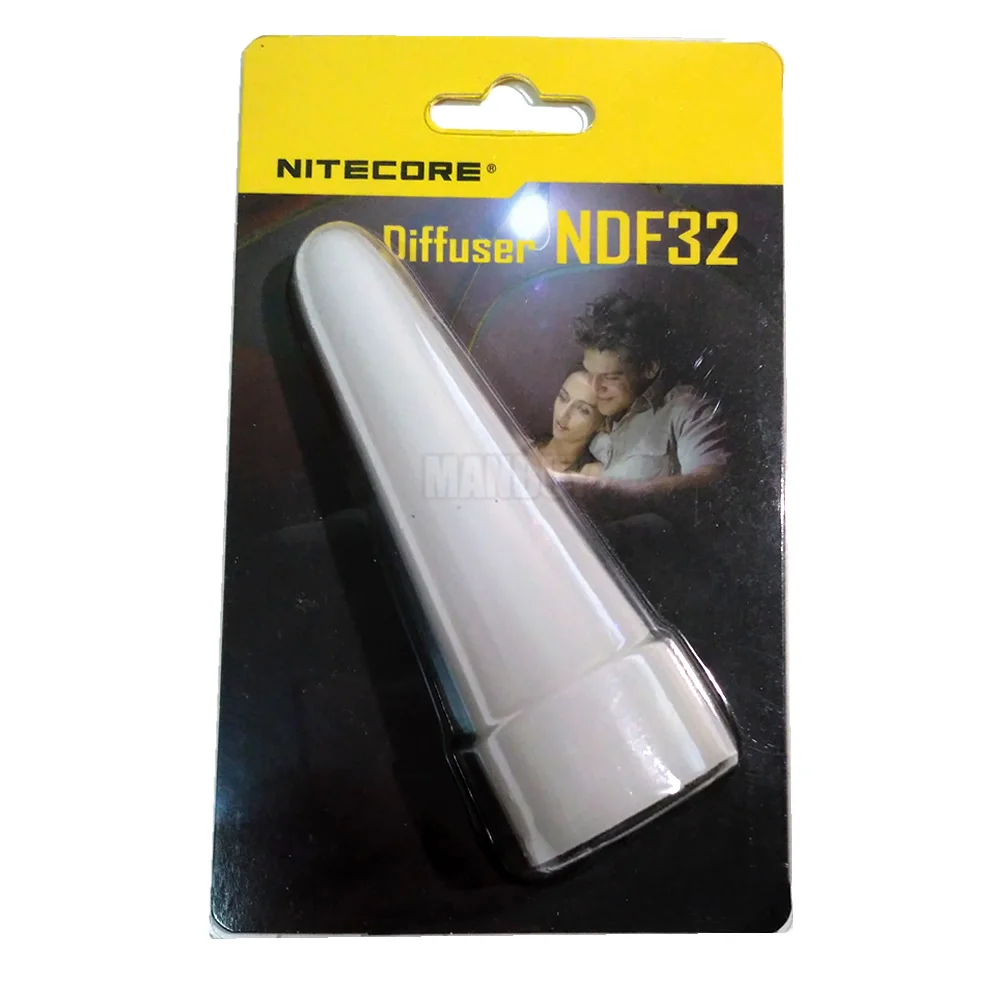Topsale NITECORE NDF32mm Translucent Hvid Diffuser Kegle Traffic Wand Tip Lanterna Lampe Lommelygte Tilbehør MH20GT P20UV R25