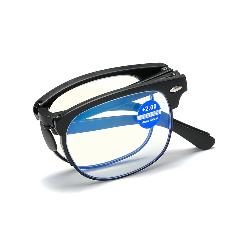 Seemfly TR90 Folde Anti Blå Lys Læsning Briller Med Briller Sag Bærbare Presbyopi Brillerne, Anti-træthed Beskyttelse Øje