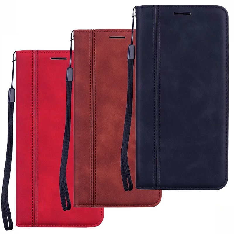 For Xiaomi Mi Poco X3 NFC Case Book Vintage Wallet Magnetisk Læder Flip Cover Kort, Stå, Bløde Dække Luksus Mobiltelefon Tasker