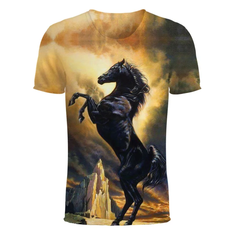 Cloudstyle 3D Galaxy Mænd T-Shirts Flyve Hest Mænd T-Shirts Drømmende Mænd T-Shirts Nyt Design t-Shirts Toppe Dropshipping Oversize 5XL