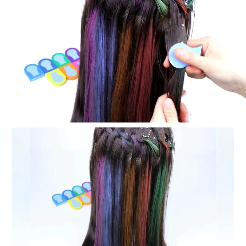 8-Farve til at Farve Hår, Let at Bruge, Let at Rengøre, Disponibel hårfarve Pulver, Midlertidig Hair Powder