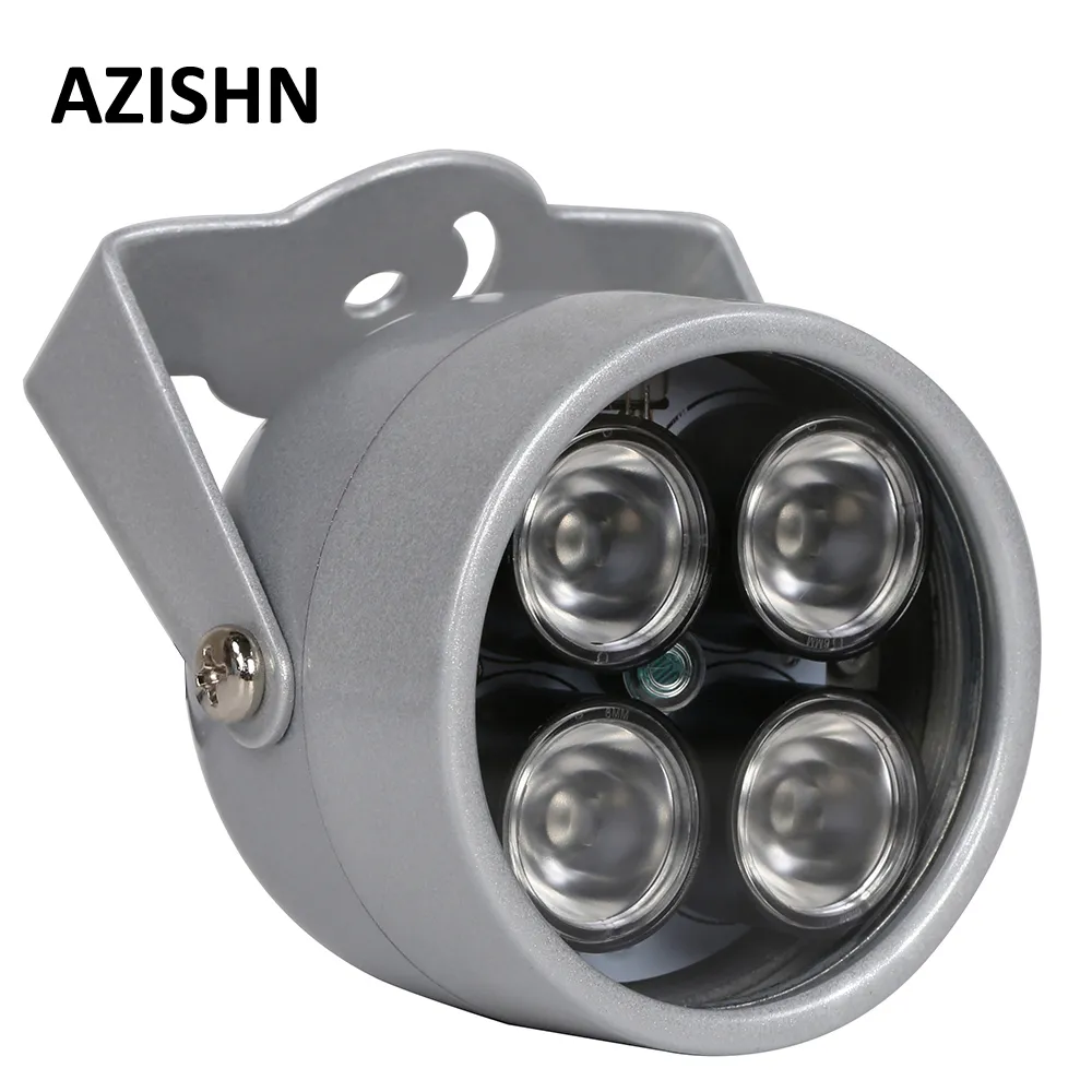 AZISHN CCTV LYSDIODER 4 array IR-led-lyset Lys IR Infrarød vandtæt Night Vision CCTV Fyld Lys For CCTV-Kamera-ip kamera