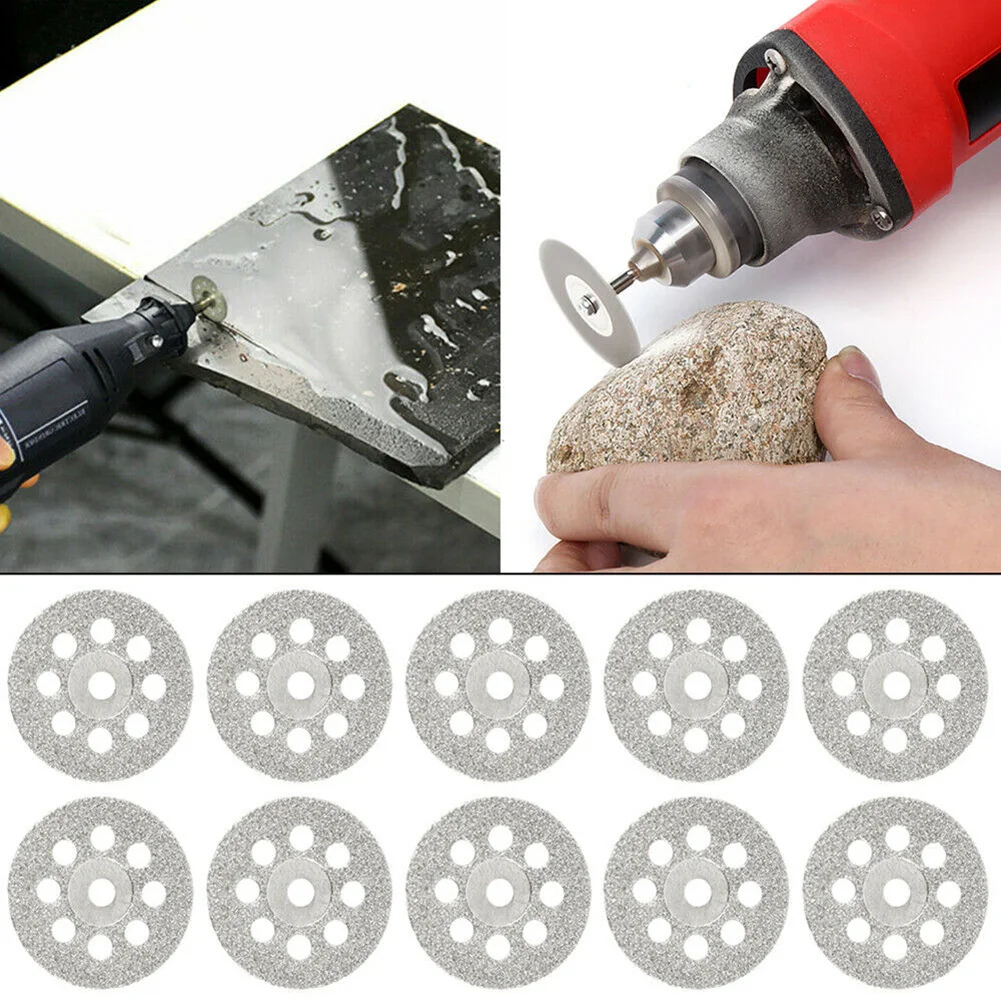 60pcs-Diamant-skæreskiver Metal savklinge Sæt HSS Mini Circular Saw Blade For Dremel Roterende Værktøjer Harpiks Cut-Off Hjul Diamant