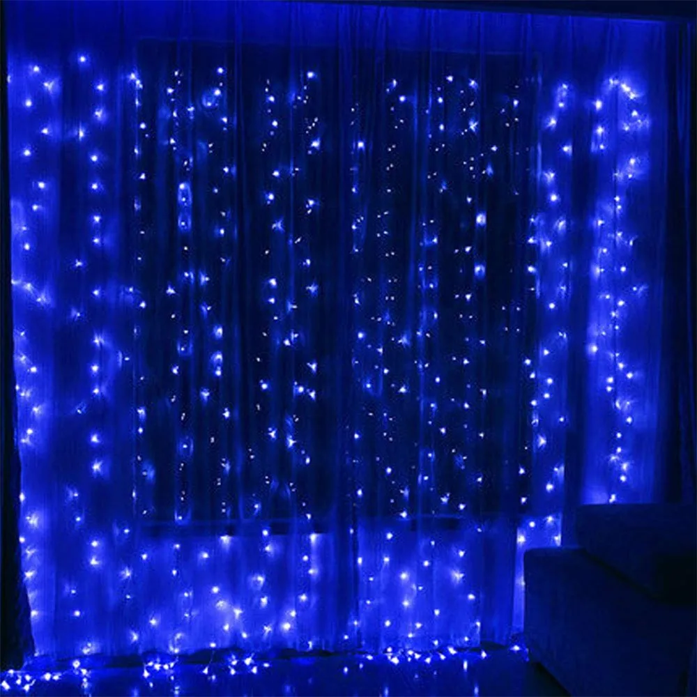 3x3/6x3M LED Vindue Gardin String Lys Jul Icicle Garland Lys til et Bryllup Part, Hjem, Have lejlighed vægdekorationer