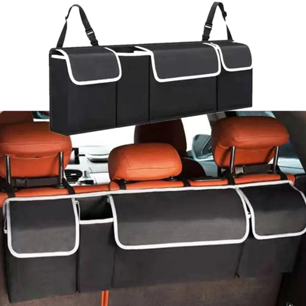 Universal Bil opbevaringspose Trunk Organizer Boks Opbevaring Taske Foldning Bilens Bagagerum Stuvning Rydde For Bil, SUV Vandtæt
