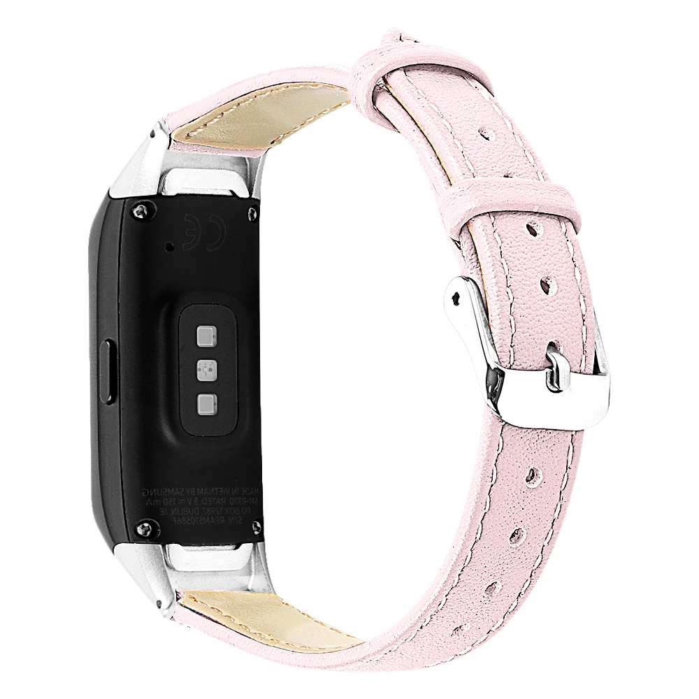 Udskiftning Læder armbåndsur Band Strop til Samsung Galaxy Fit SM-R370 Urrem Håndledsrem Smart Ur Armbånd