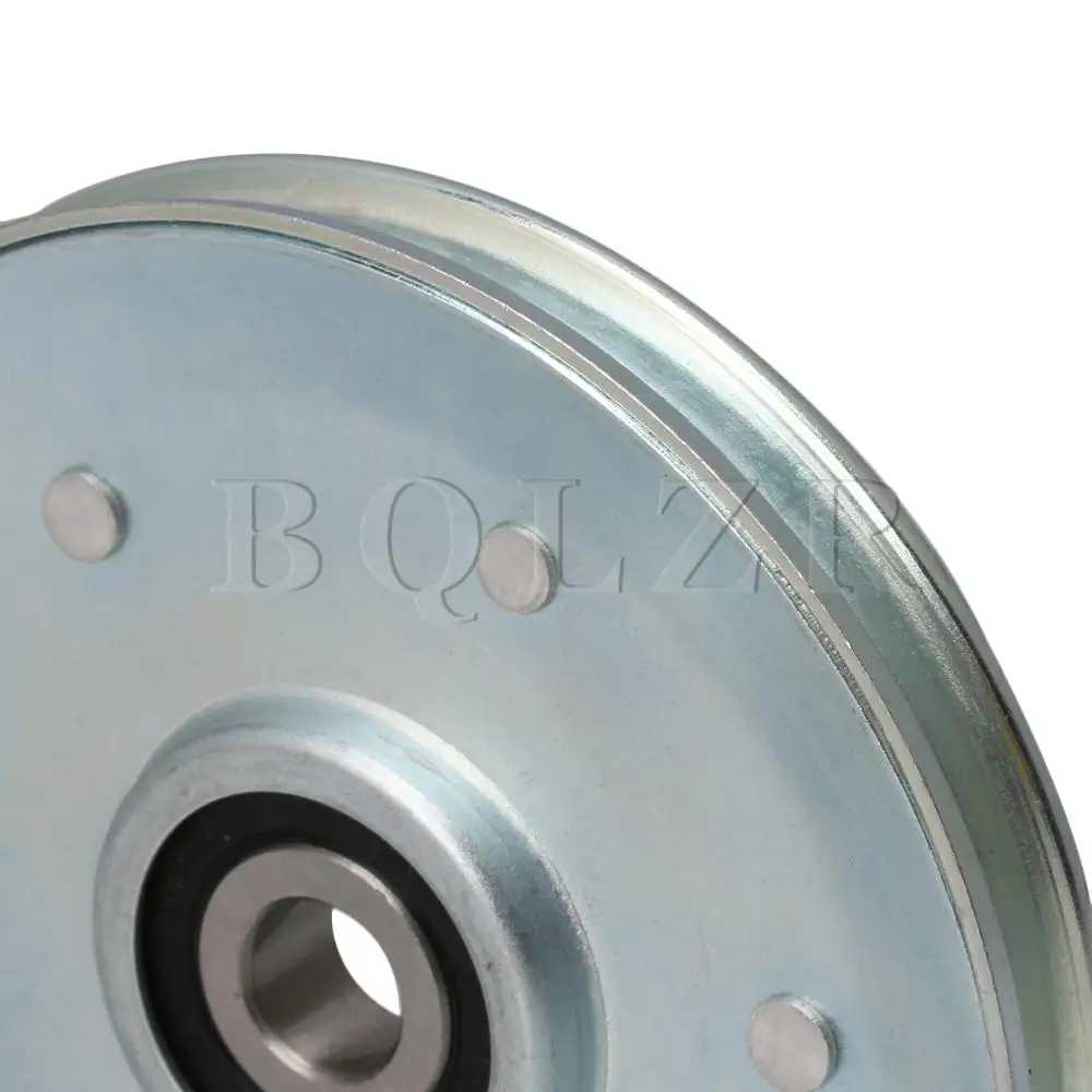 BQLZR 90x10mm Sølv V-Form, Strygejern Bærende Stål Kabel-hjulleje strammerullen