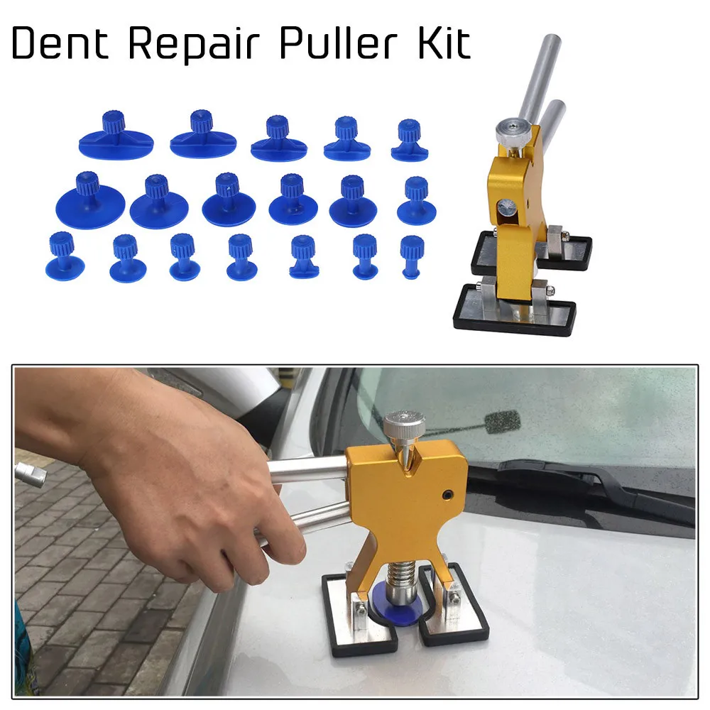 1 sæt mr fix PDR Værktøj Kit Car Paintless Dent Aftrækker Løfter Bilen Krop Reparation Hagl Fjernelse bil dent remover fix, auto reparation værktøj #1