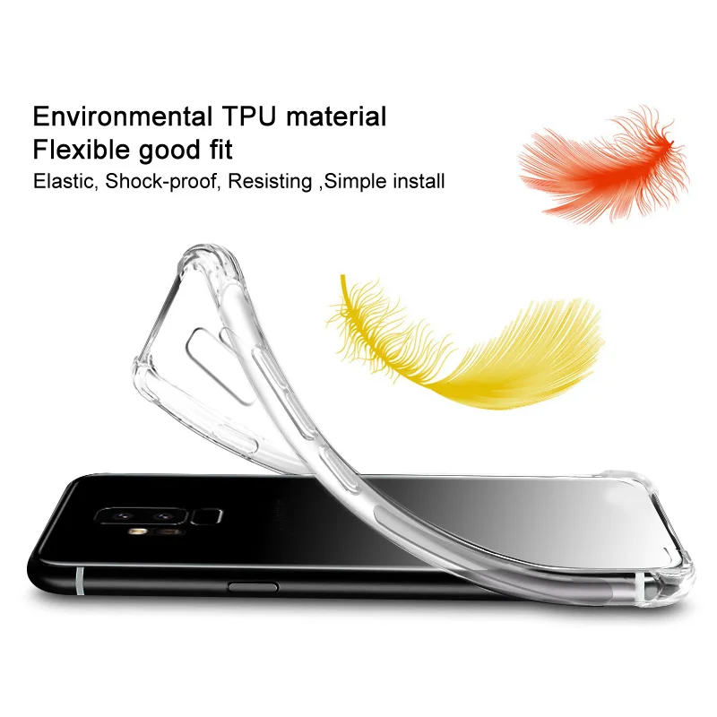 IMAK TPU Crystal Case til Sony Xperia 10 II-Sagen Silikone Transparent bagcover Skin til Sony Xperia 10ii Tilfælde Xperia10 II Capa