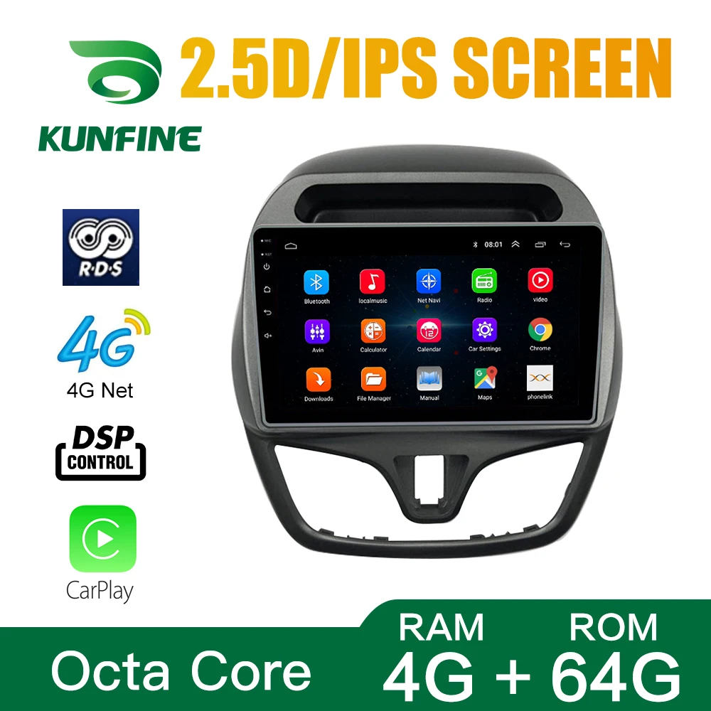 Octa-Core Android 10.0 Bil DVD-GPS Navigation Afspiller Deckless Bil Stereo til Chevrolet Spark SLÅ DAEWOO Matiz-18Radio wifi