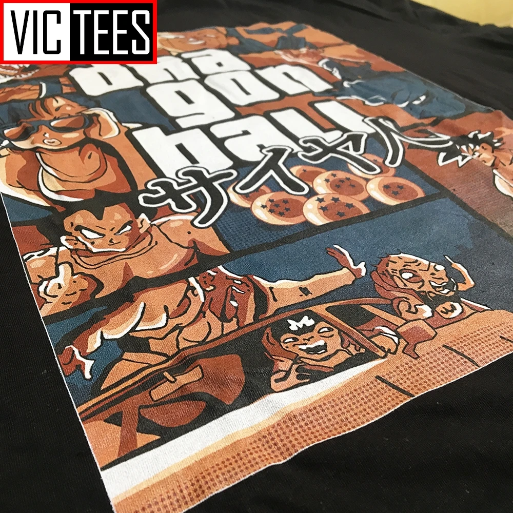 Mænd Grand Theft T-Shirt Japansk Anime Mænd, Bomuld Tøj Tees Cool Street T-Shirt